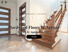 Tablet Screenshot of hardwoodfloorsbyartisan.com